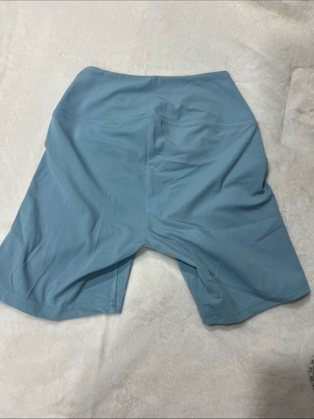 Gymshark High-Waist Bike Shorts in Blue - Picture 5 of 8